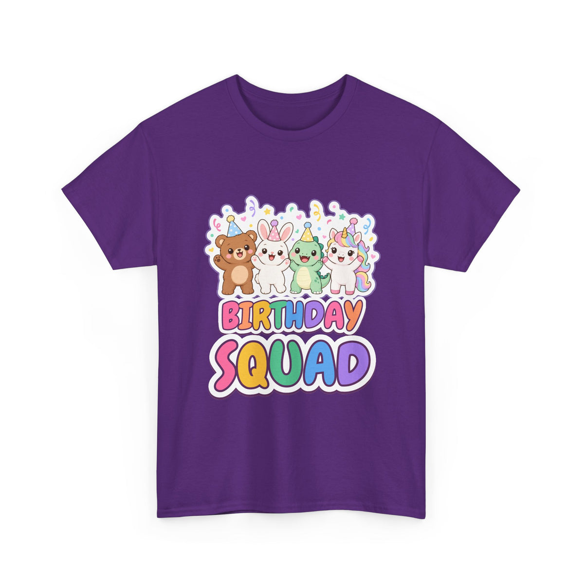 Birthday Squad Party Animals birthday shirt – Gildan tee by Happywear