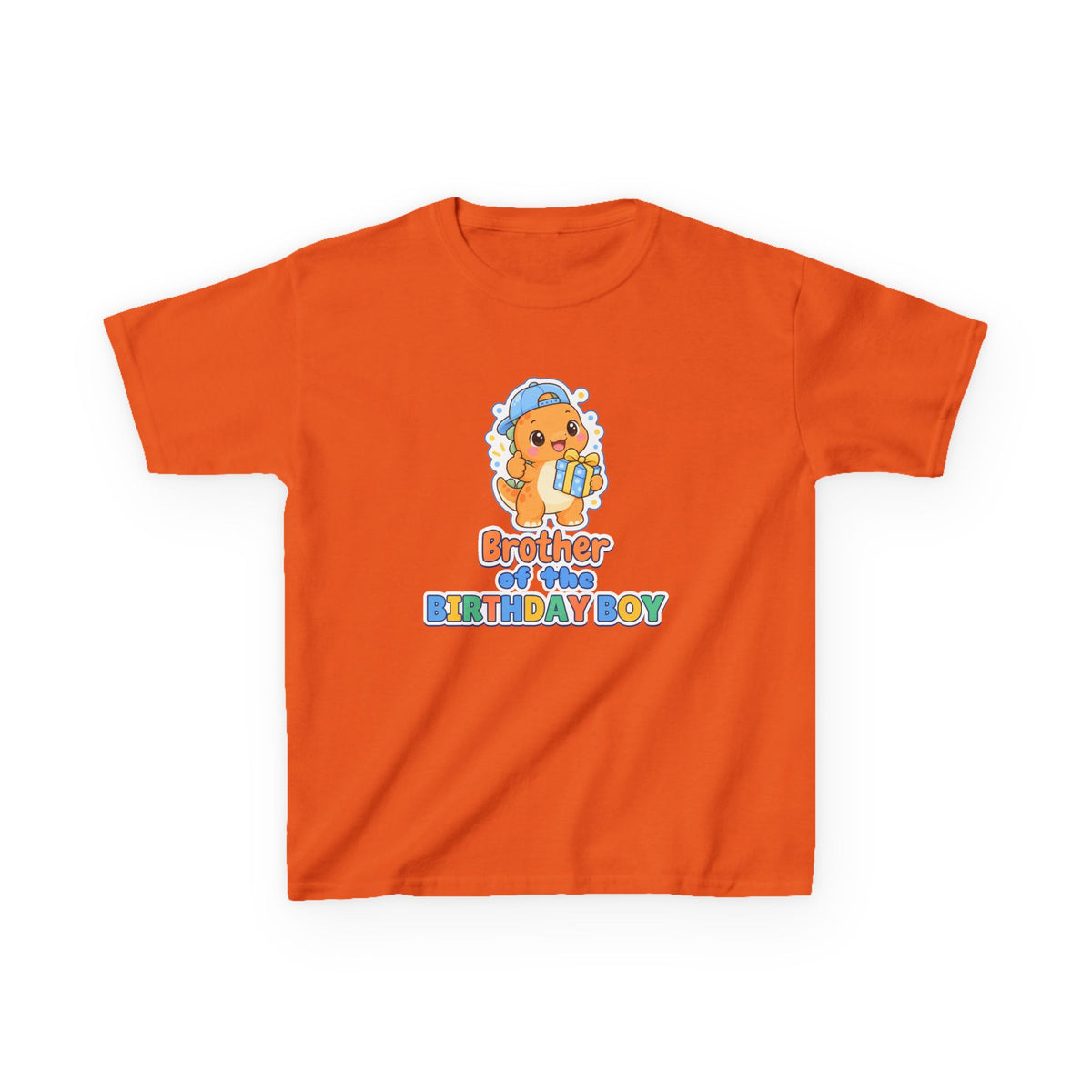 Brother of the Birthday Boy Dino birthday shirt – kids Gildan tee by Happywear