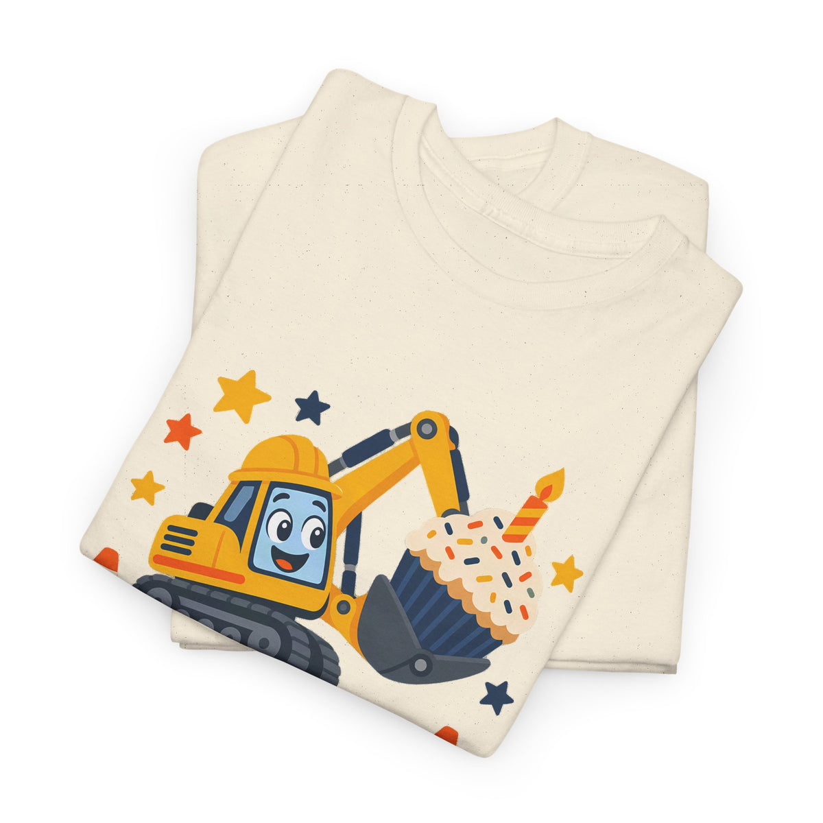 Personalized Construction Birthday Shirt – Add Name & Age