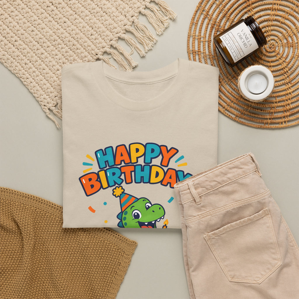 Personalized Dinosaur Birthday Shirt – Add Name & Age