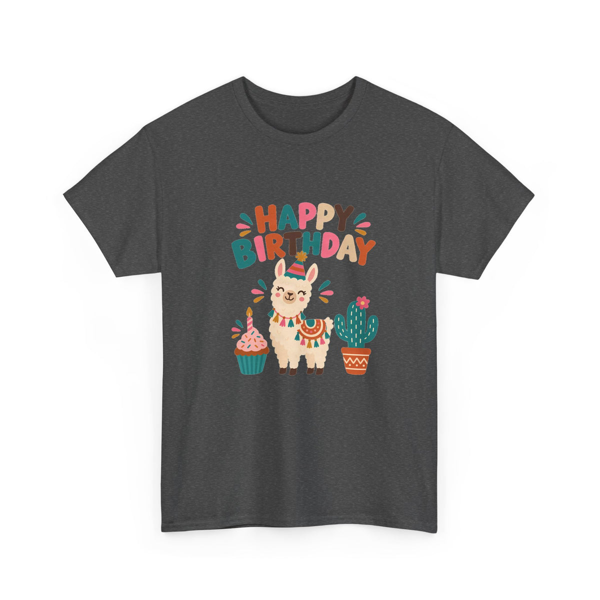 Llama Happy Birthday Tee