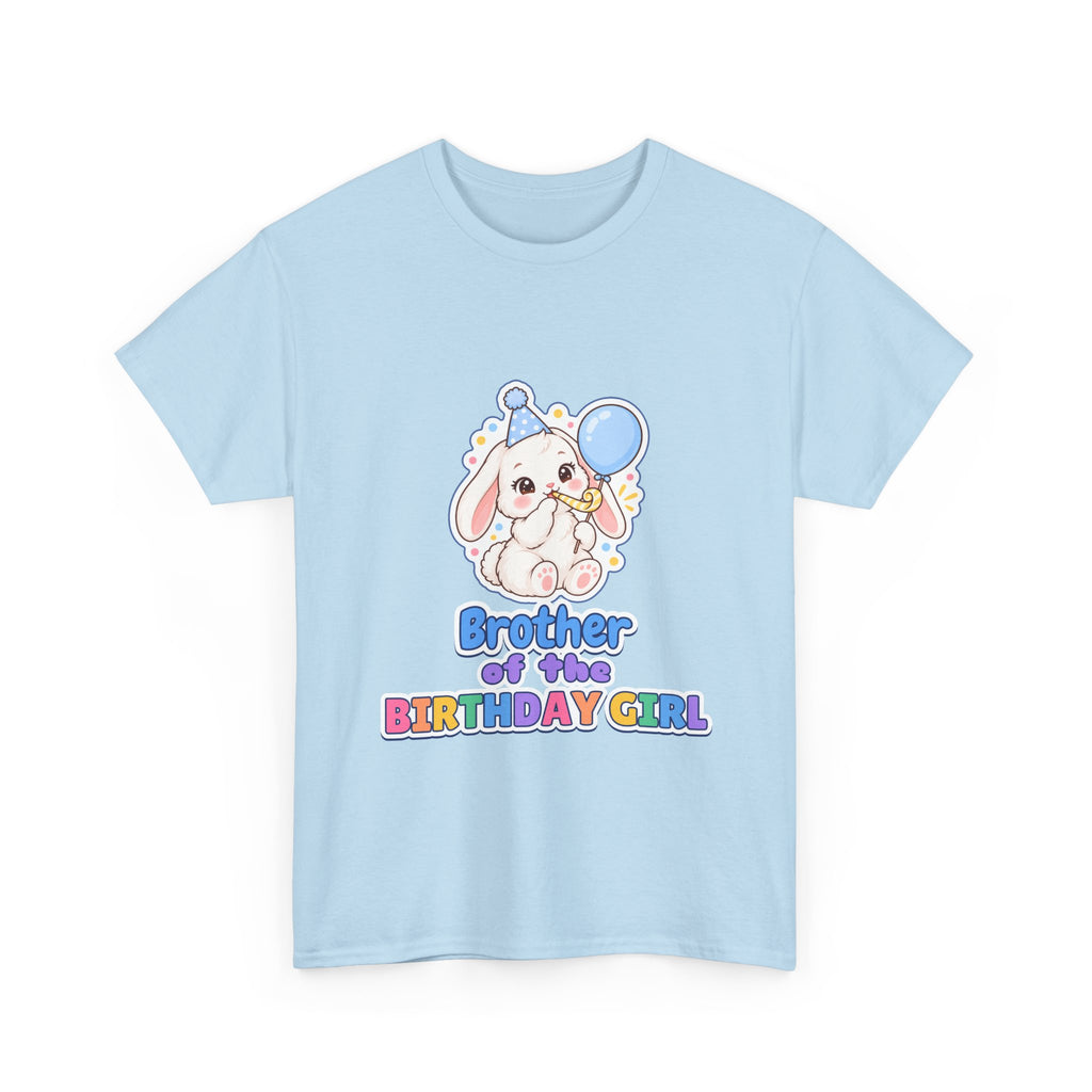 Brother of the Birthday Girl Bunny birthday shirt – Gildan tee by Happywear