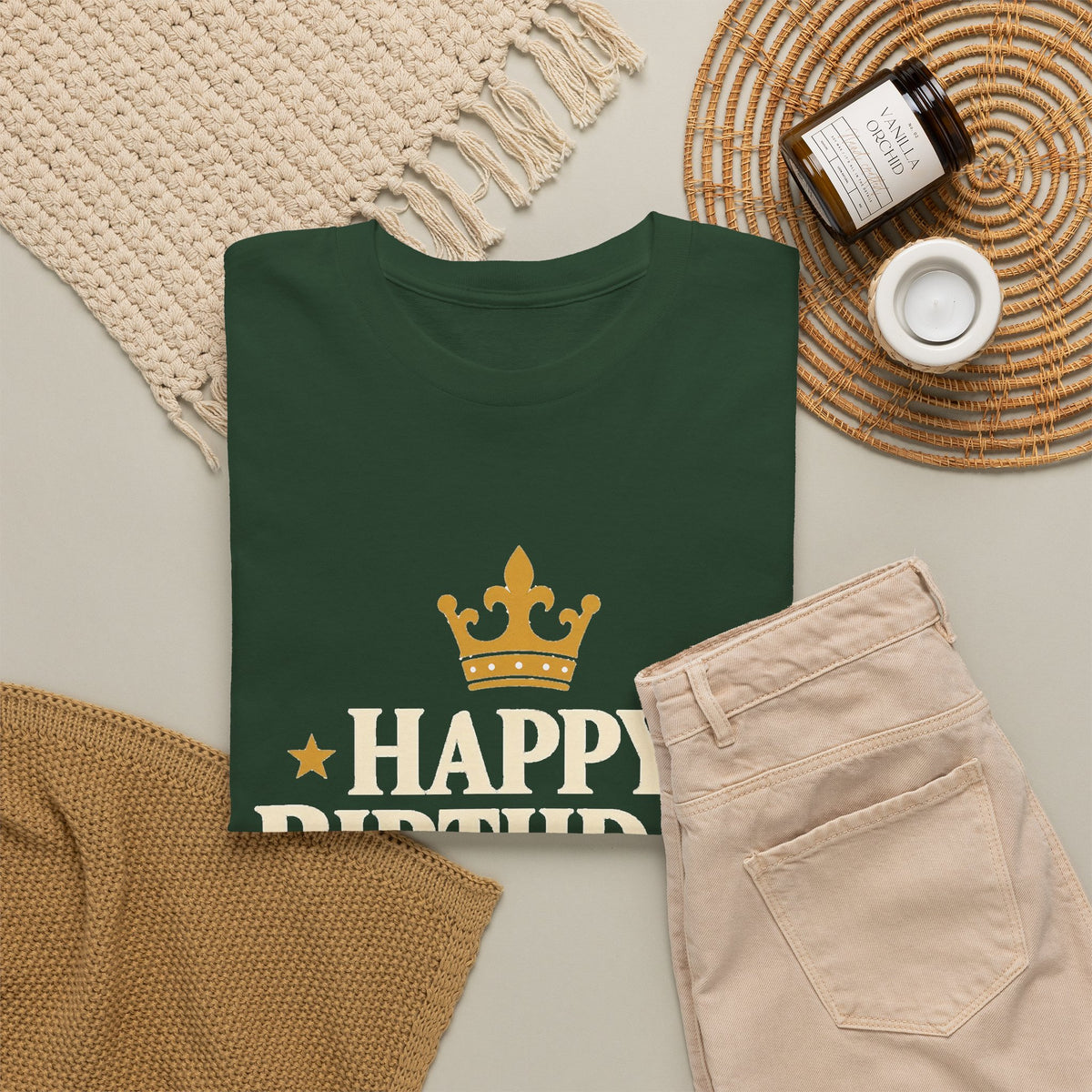 Personalized Royal Crown Birthday Shirt – Add Name & Age