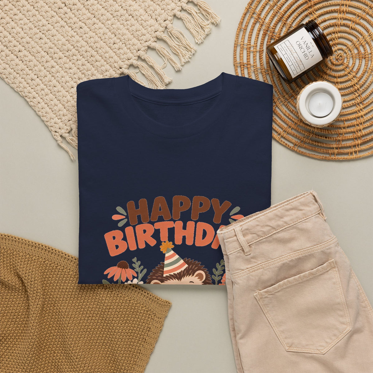 Hedgehog Happy Birthday Tee