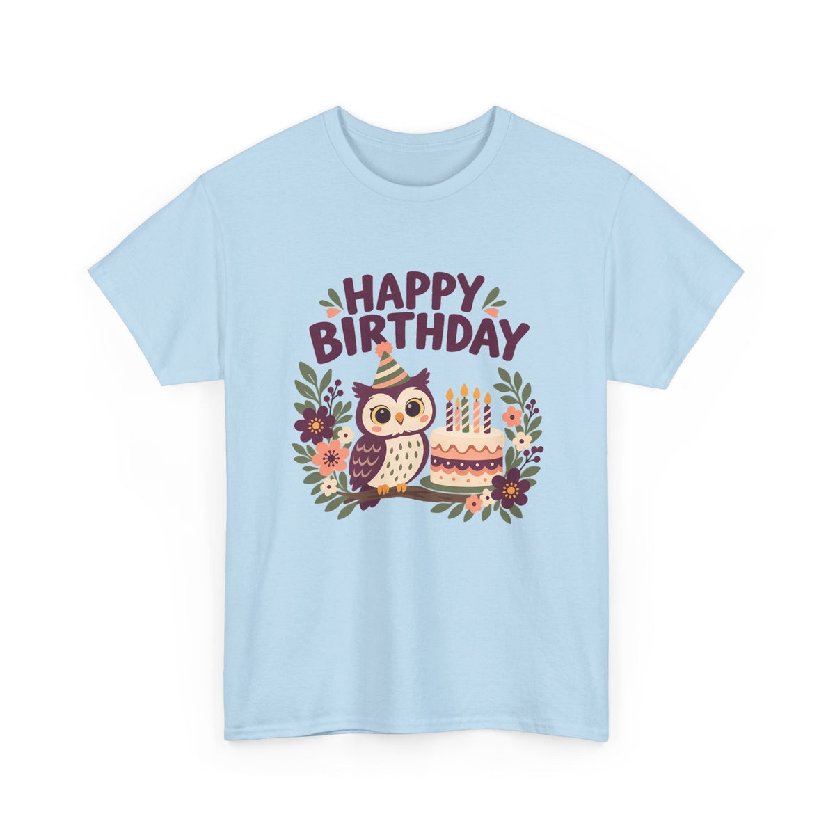 Owl Happy Birthday Tee