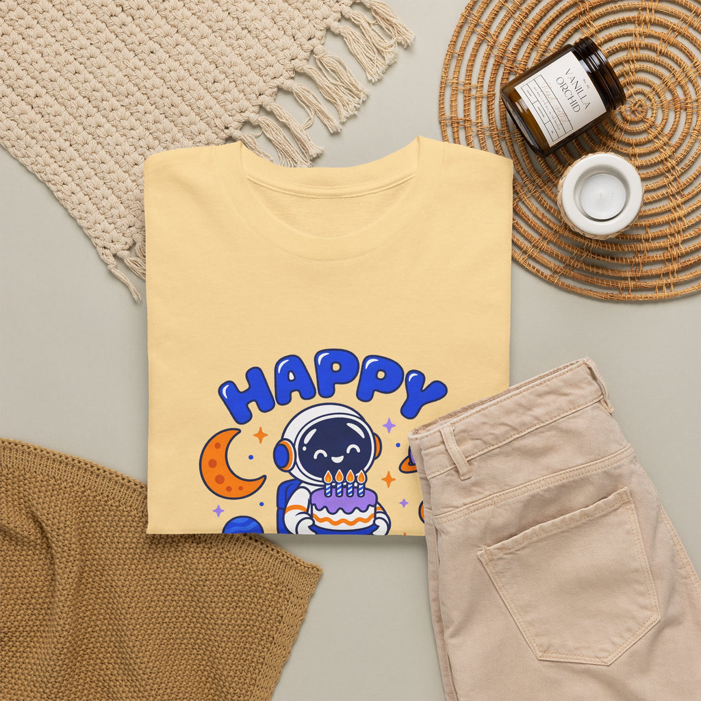 Personalized Space Astronaut Birthday Shirt – Add Name & Age