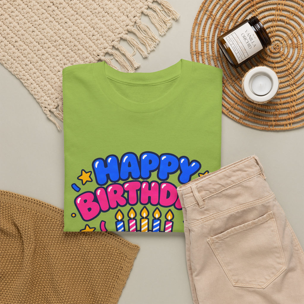 Happy Cake Face Birthday Tee