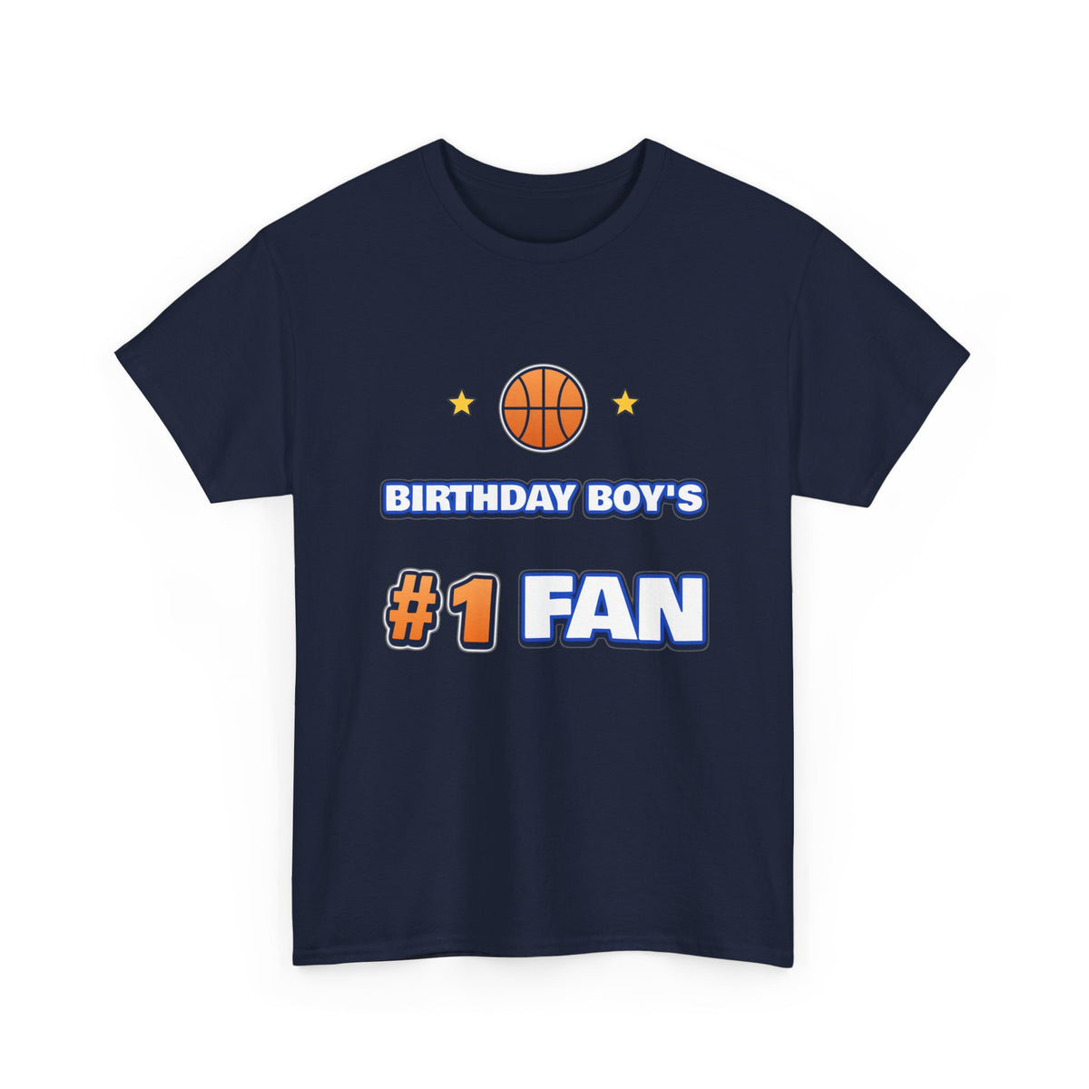 Birthday Boy's #1 Fan Basketball birthday shirt – Gildan tee by Happywear