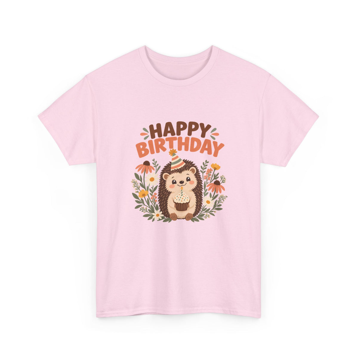 Hedgehog Happy Birthday Tee