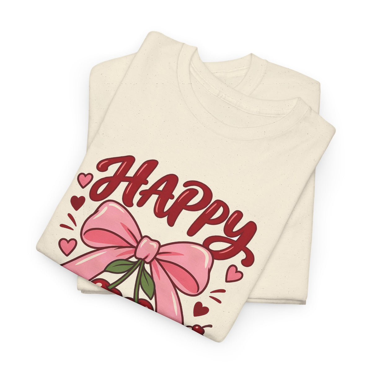 Personalized Cherry Bow Birthday Shirt – Add Name & Age