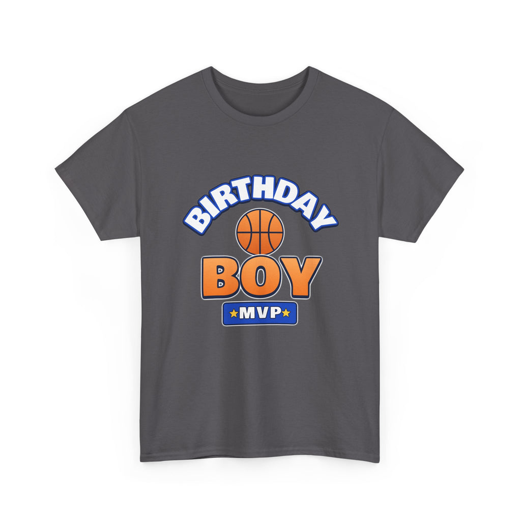 Birthday Boy MVP Basketball birthday shirt – Gildan tee by Happywear