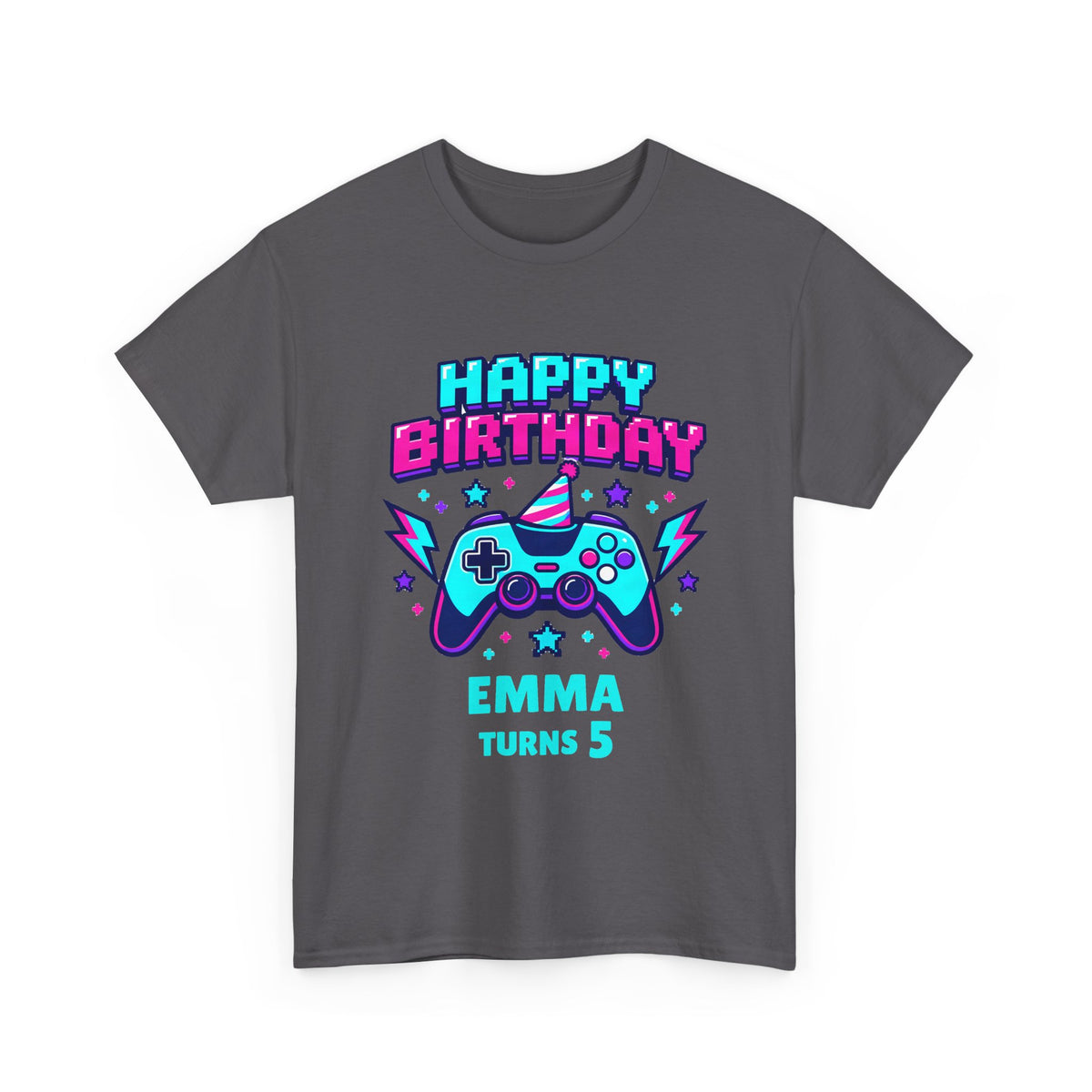Personalized Gamer Level Up Birthday Shirt – Add Name & Age