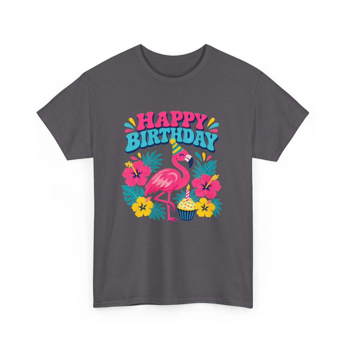 Flamingo Happy Birthday Tee