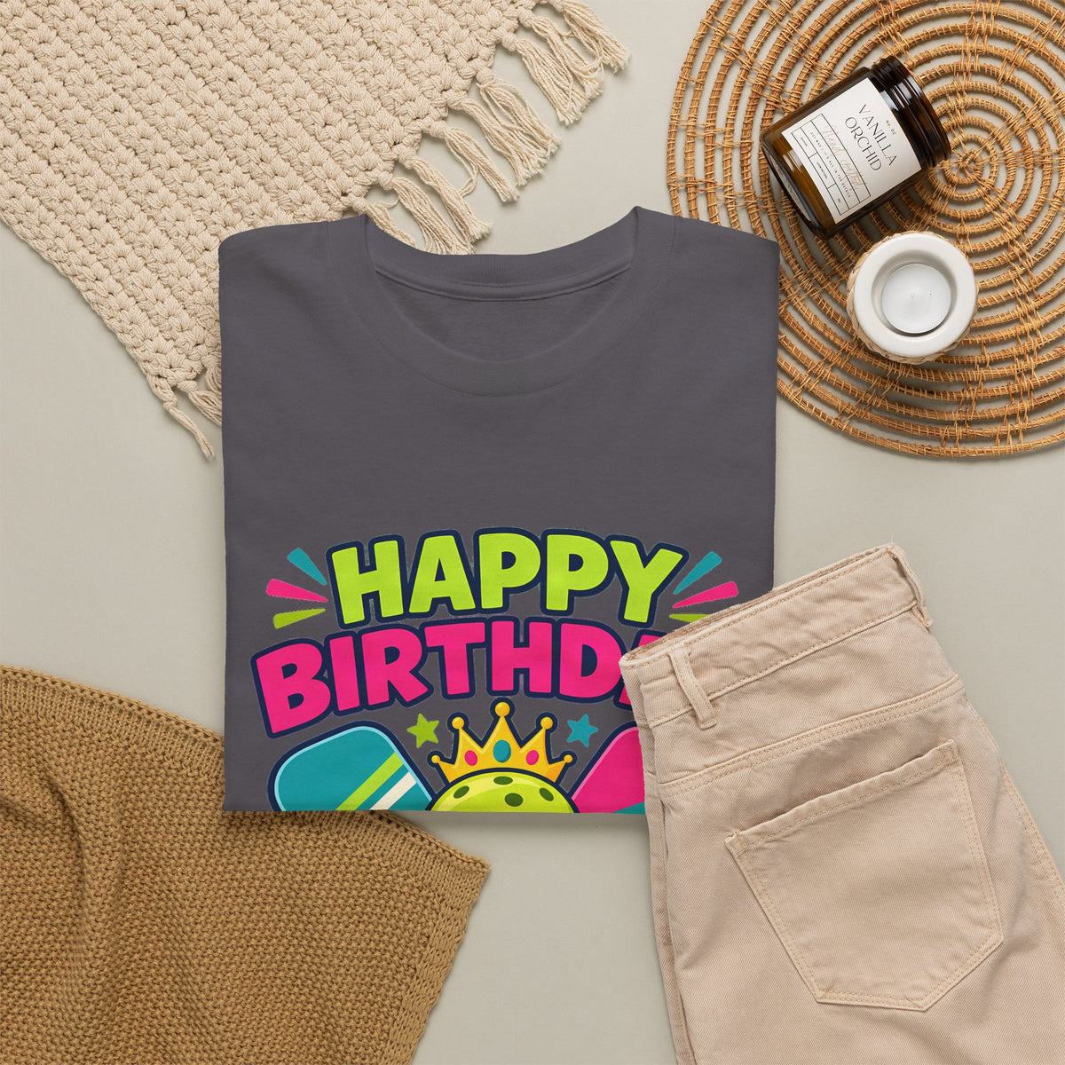 Pickleball Happy Birthday Tee
