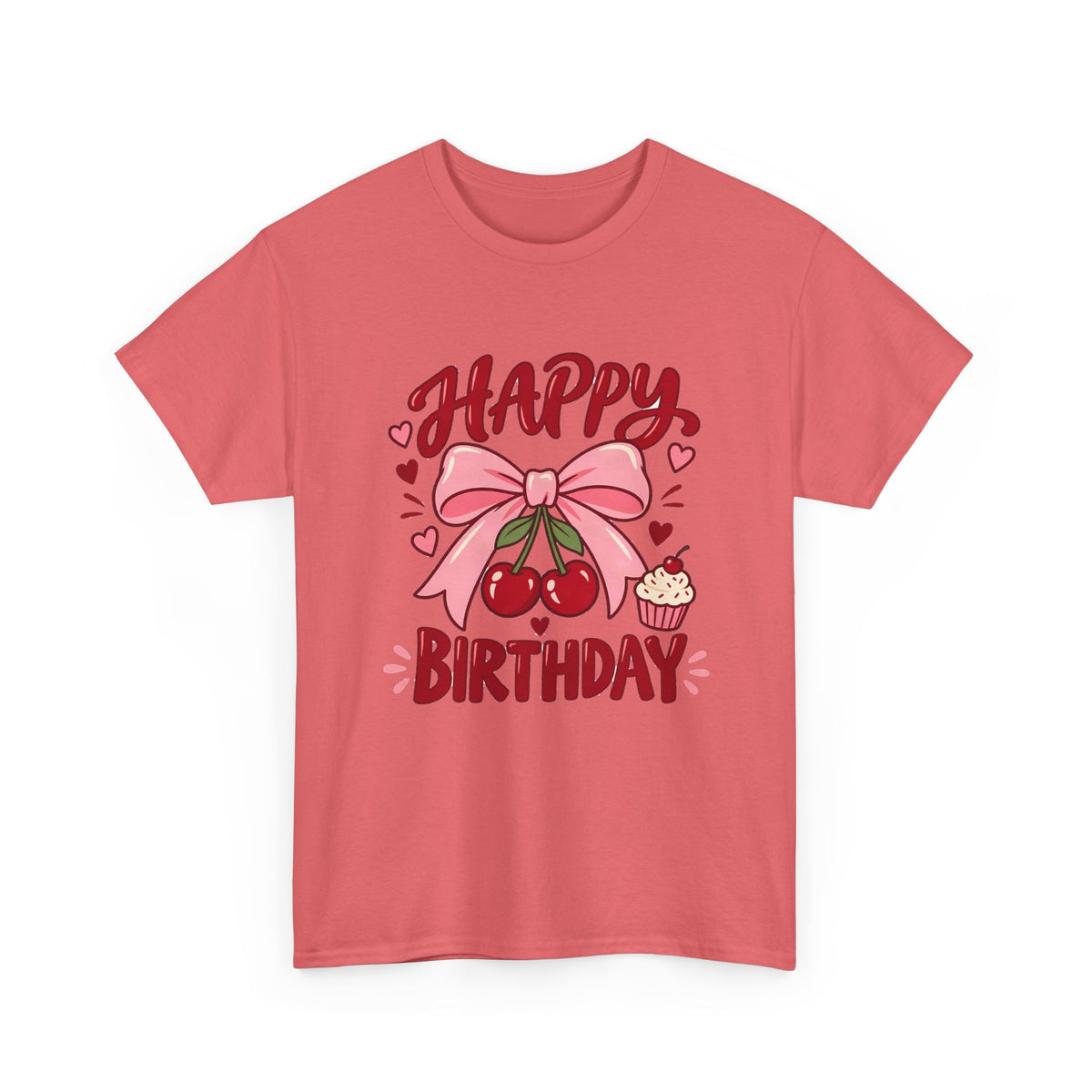 Cherry Bow Coquette Birthday shirt – Gildan tee by Happywear