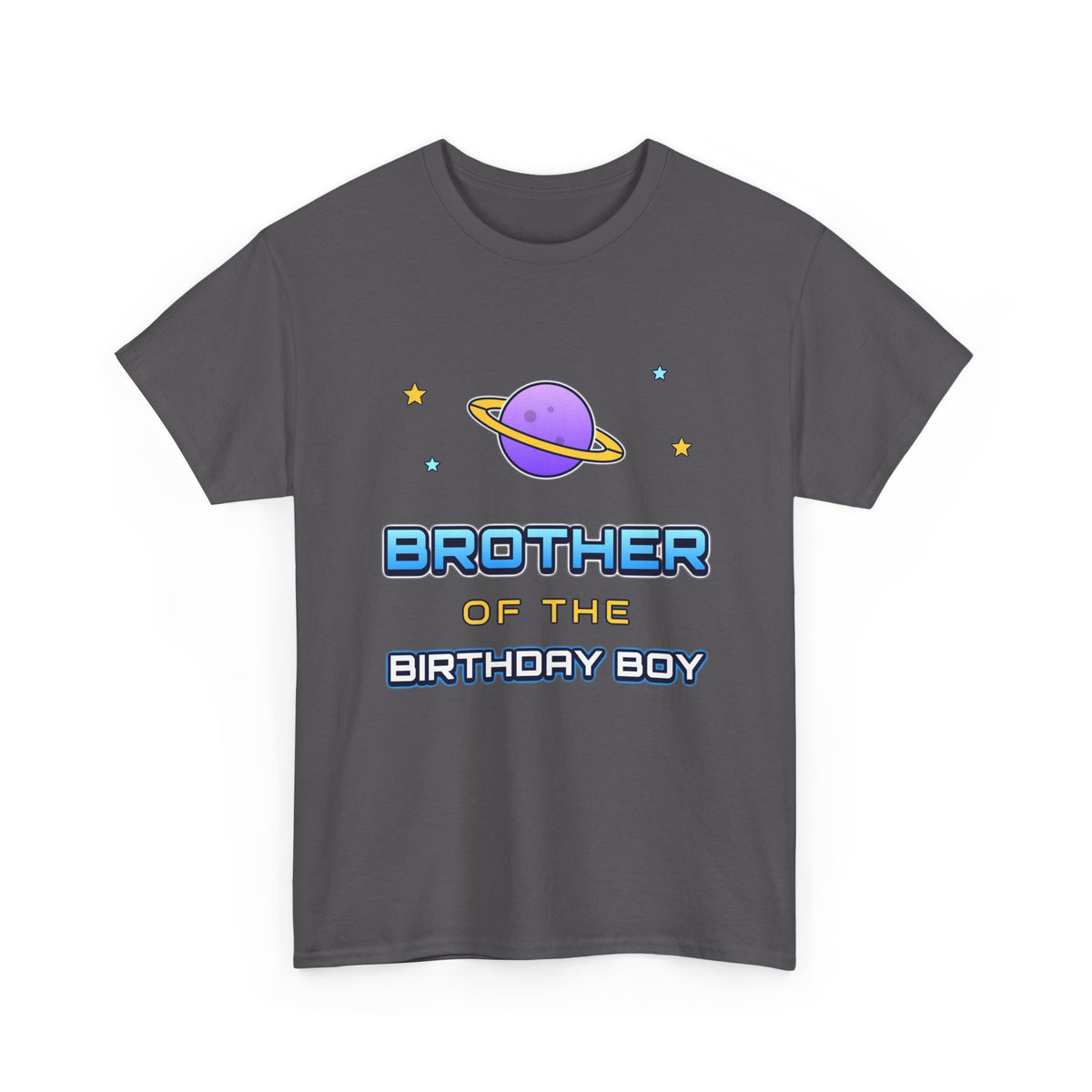 Brother of the Birthday Boy Space birthday shirt – Gildan tee by Happywear