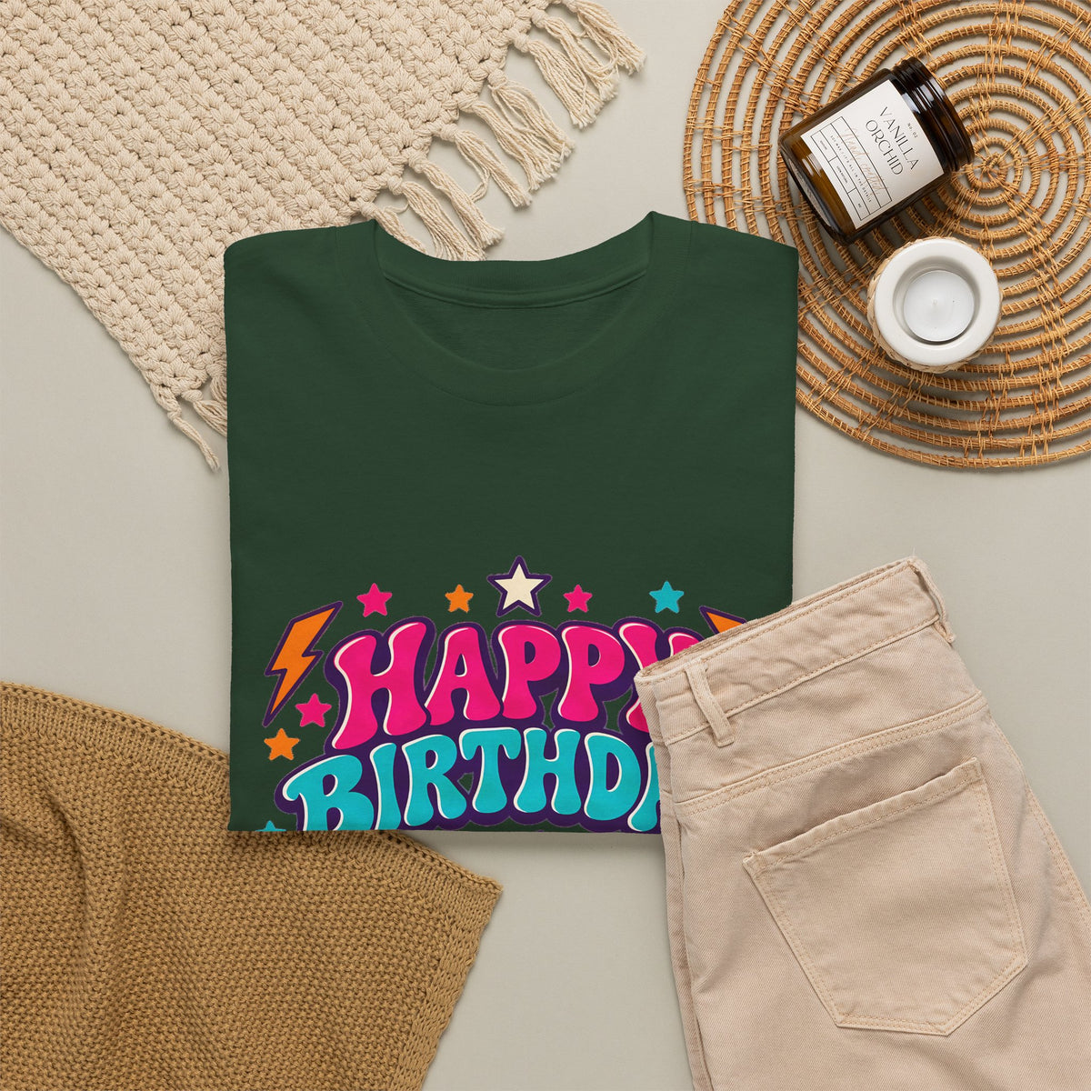 Roller Skating Happy Birthday Tee