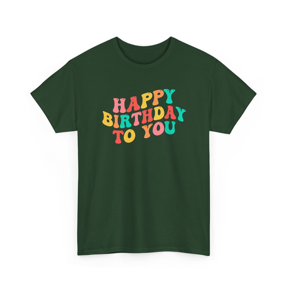 Retro Happy Birthday To You birthday shirt – Gildan tee by Happywear