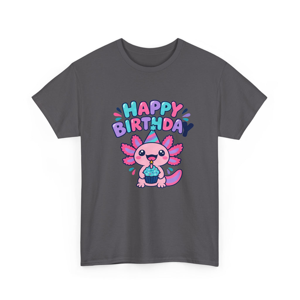Axolotl Happy Birthday Tee