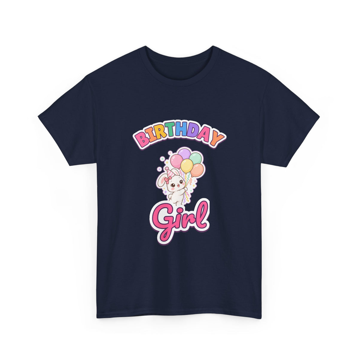 Birthday Girl Bunny birthday shirt – Gildan tee by Happywear