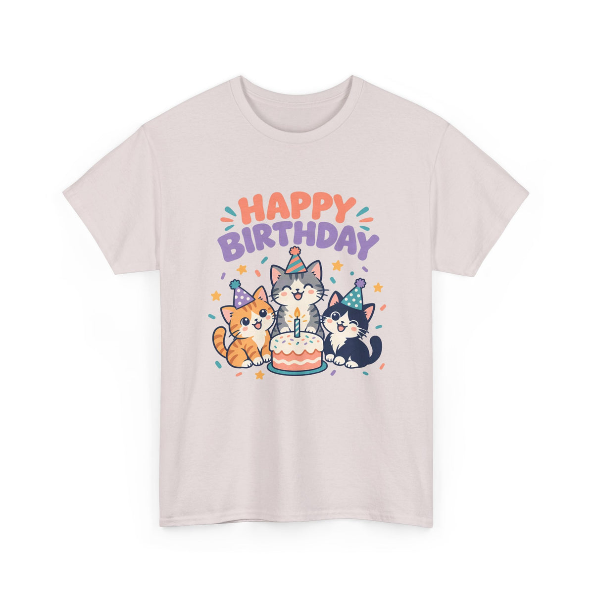 Party Kittens Happy Birthday shirt – Gildan tee by Happywear