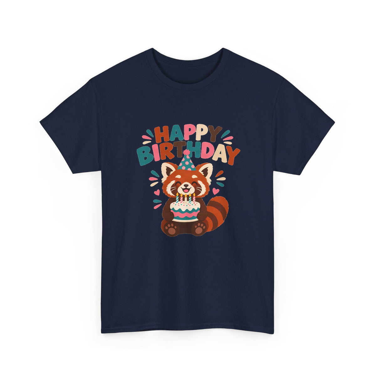 Red Panda Happy Birthday Tee