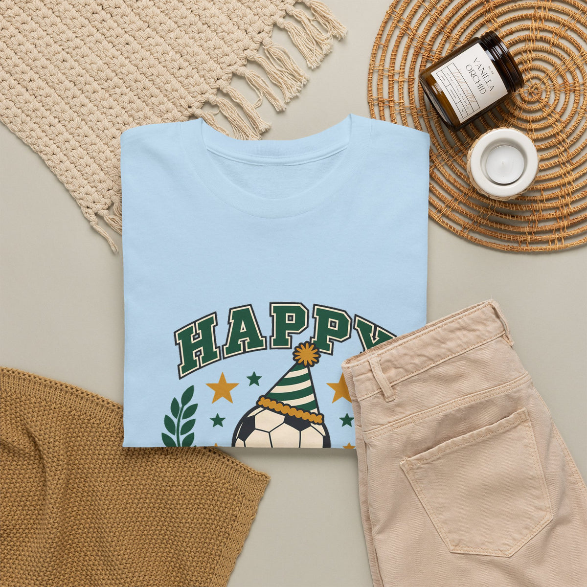 Personalized Soccer Birthday Shirt – Add Name & Age