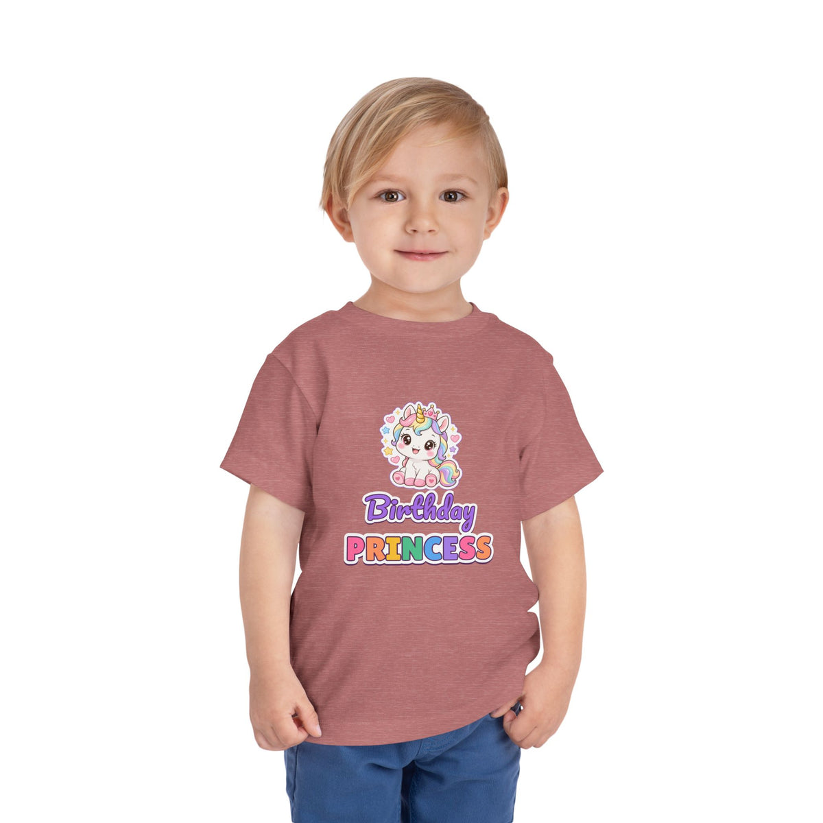 Birthday Princess Unicorn birthday shirt – toddler Gildan tee by Happywear
