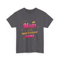 Mom of the Birthday Girl Pink & Gold birthday shirt – Gildan tee by Happywear