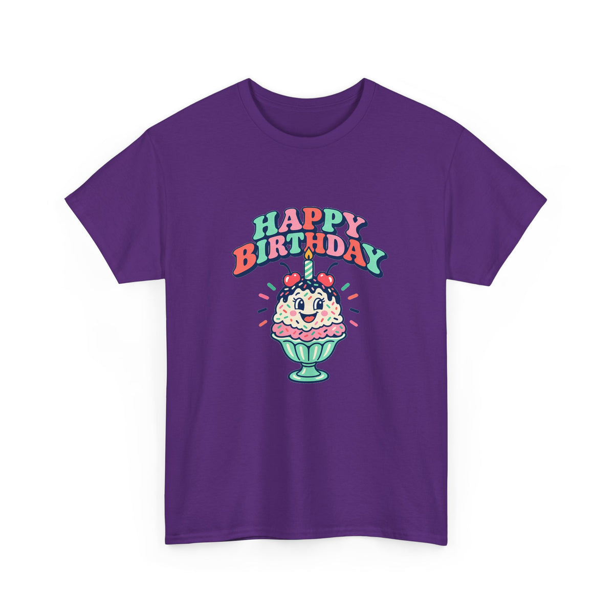 Ice Cream Happy Birthday Tee