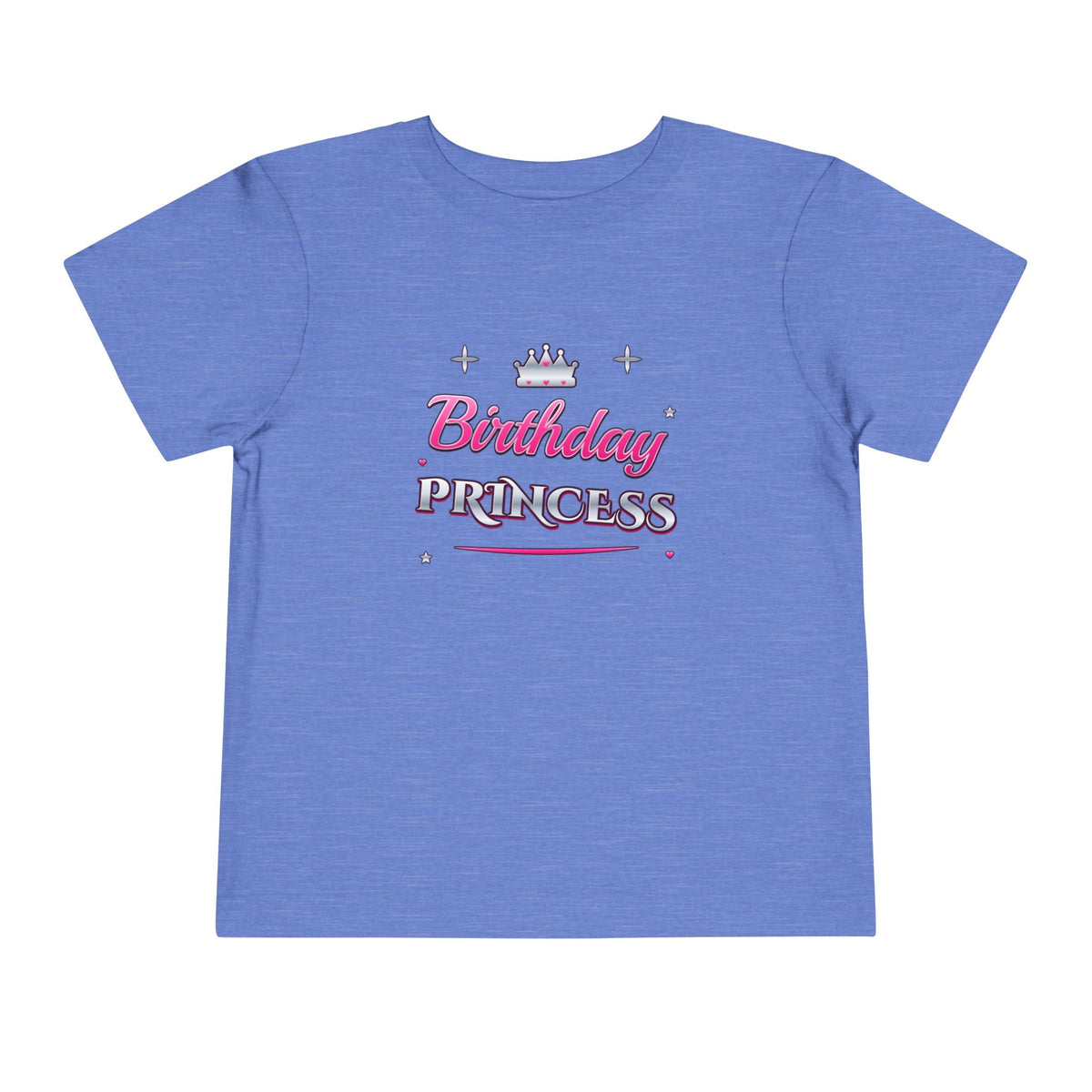 Birthday Princess Pink & Silver Tiara birthday shirt – toddler Gildan tee by Happywear