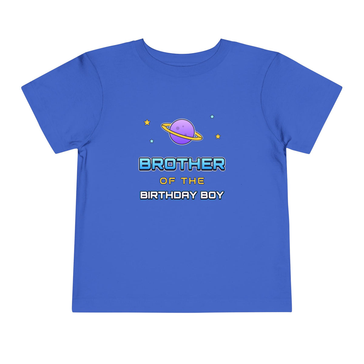 Brother of the Birthday Boy Space birthday shirt – toddler Gildan tee by Happywear
