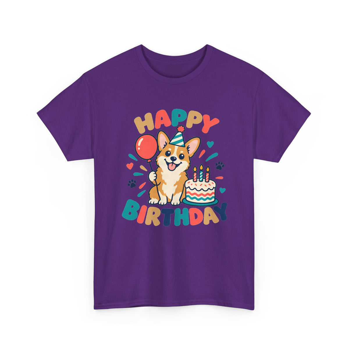 Corgi Happy Birthday Tee