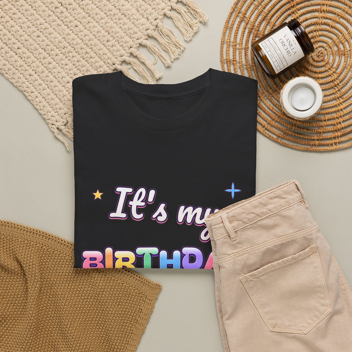 It's My Birthday Rainbow Pastel birthday shirt – Gildan tee by Happywear