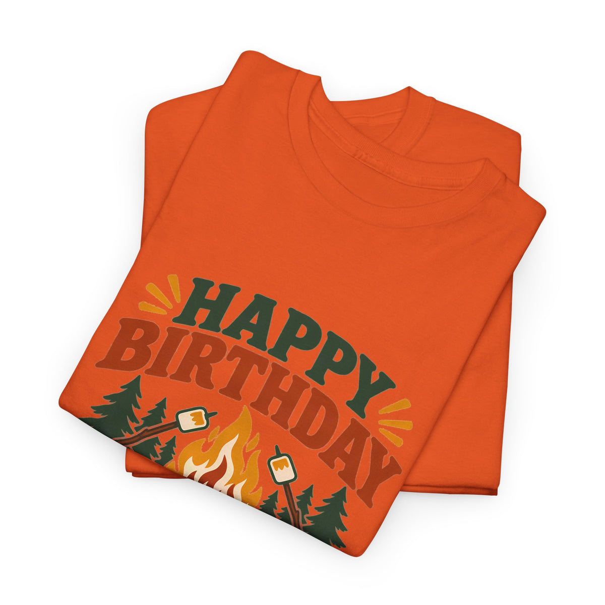 Camping Happy Birthday Tee