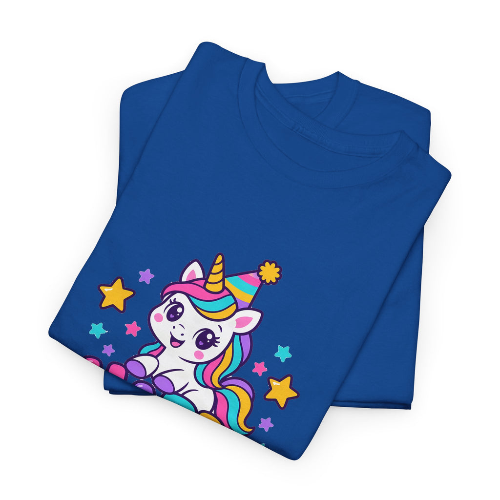 Personalized Rainbow Unicorn Birthday Shirt – Add Name & Age – Happywear