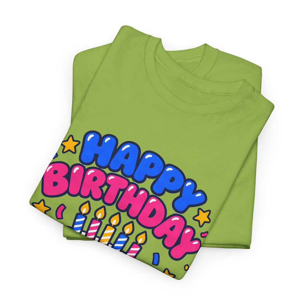 Happy Cake Face Birthday Tee