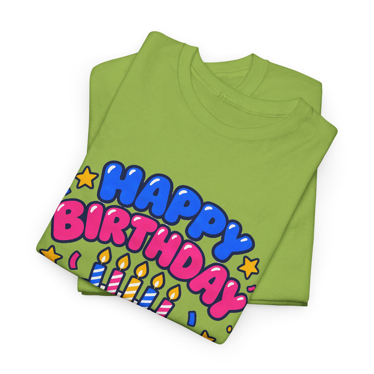 Happy Cake Face Birthday Tee