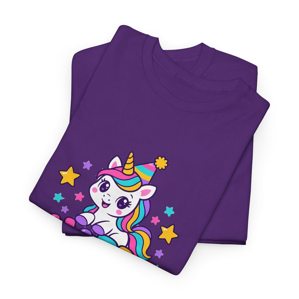 Personalized Rainbow Unicorn Birthday Shirt – Add Name & Age