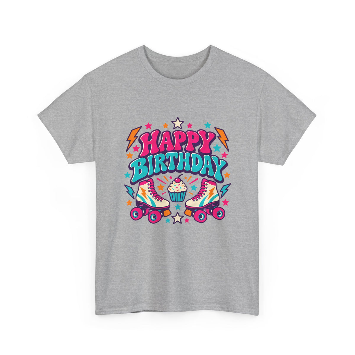 Roller Skating Happy Birthday Tee