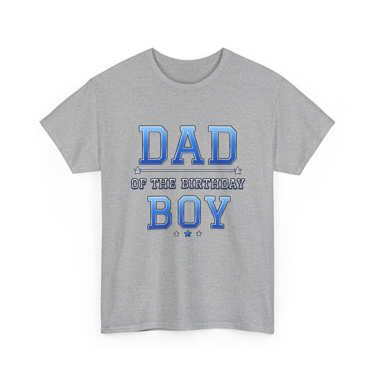 Dad of the Birthday Boy Varsity birthday shirt – Gildan tee by Happywear