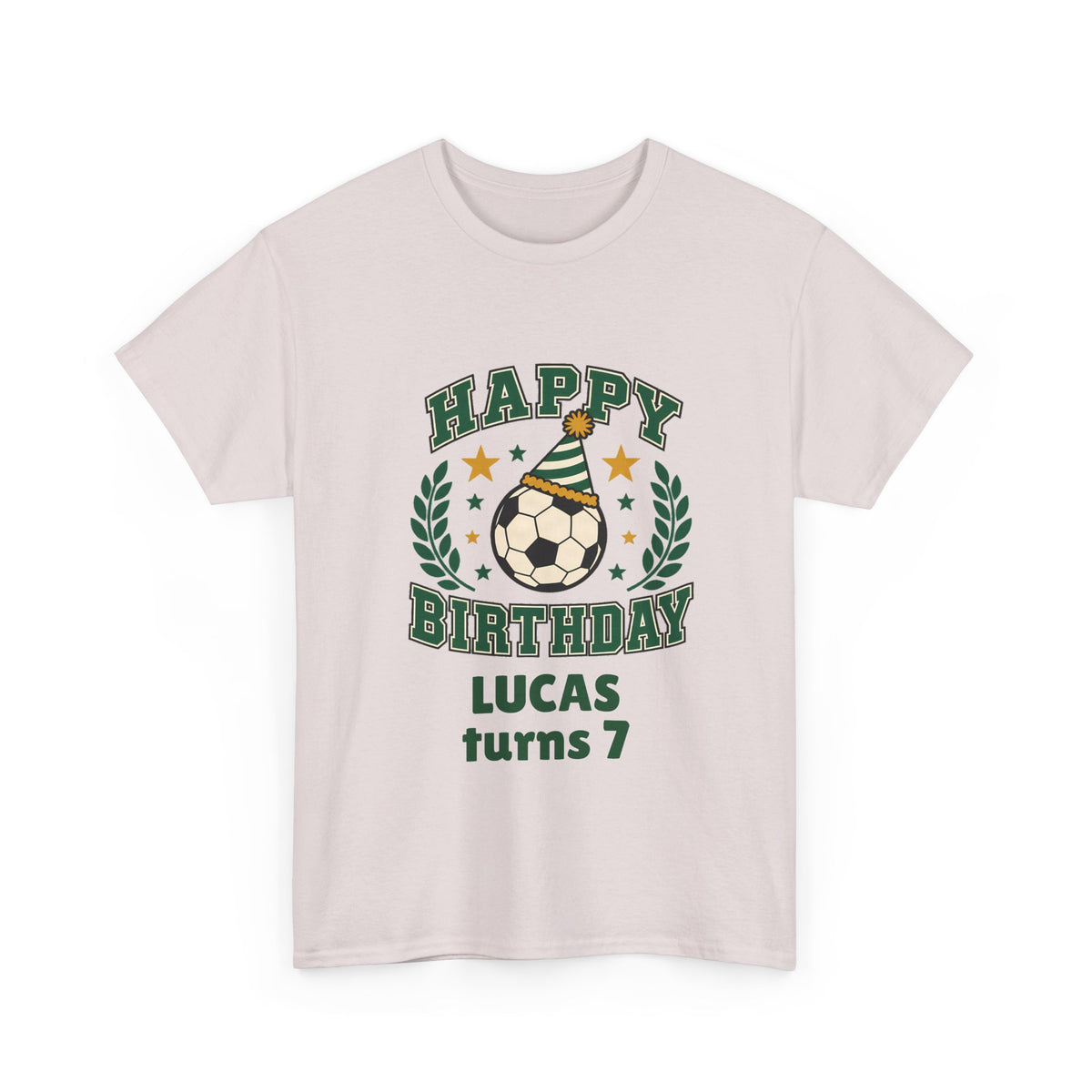 Personalized Soccer Birthday Shirt – Add Name & Age