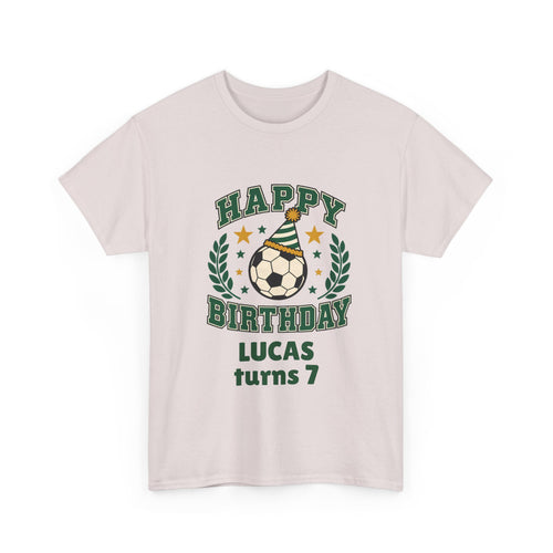 Personalized Soccer Birthday Shirt – Add Name & Age