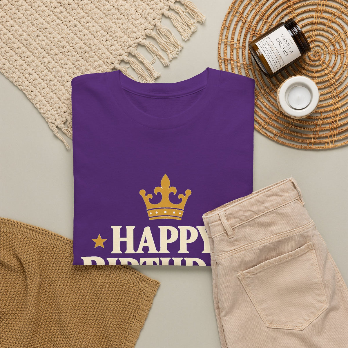 Personalized Royal Crown Birthday Shirt – Add Name & Age