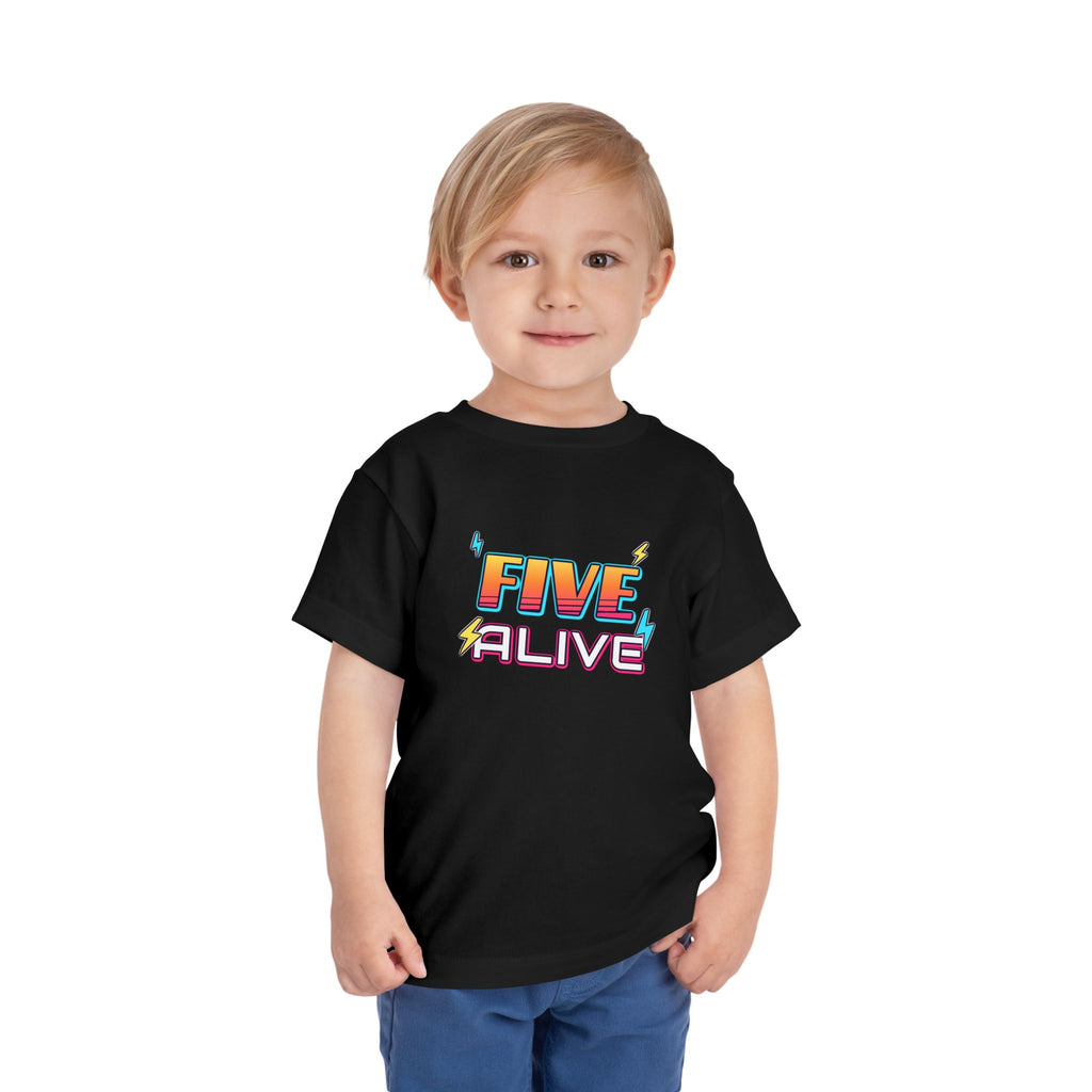 Five Alive 5th Birthday shirt – toddler Gildan tee by Happywear