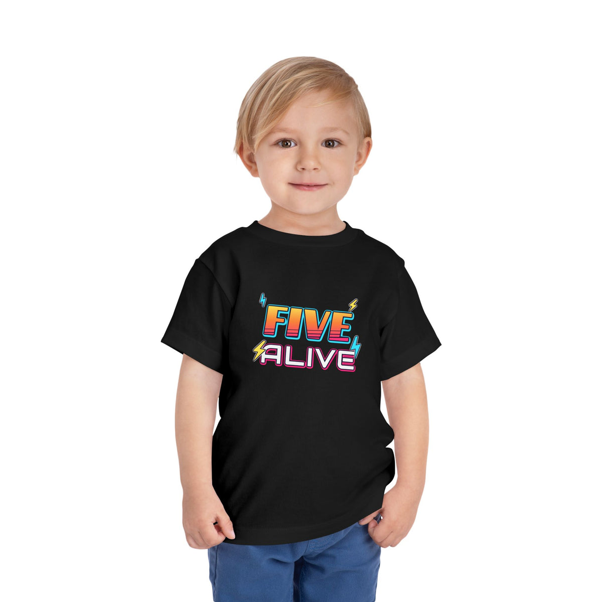 Five Alive 5th Birthday shirt – toddler Gildan tee by Happywear